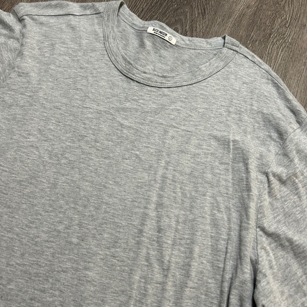 Buck Mason Slub Classic Tee T-Shirt Large Cotton Short Sleeve Crewneck Made USA
